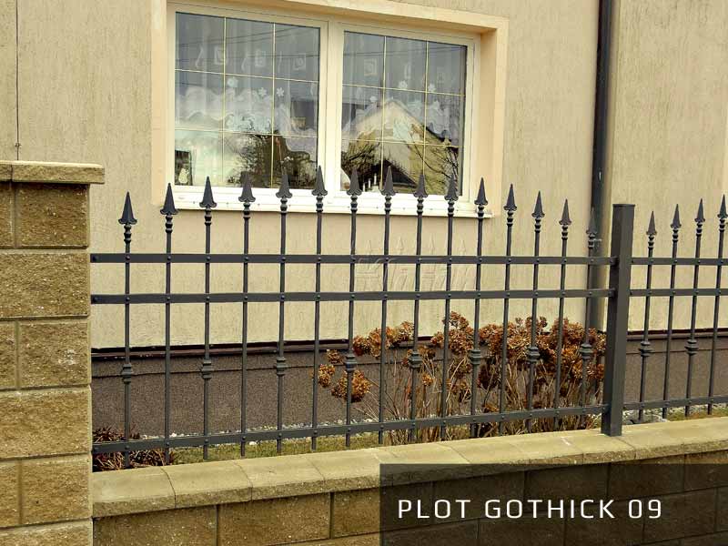 Kovaný plot Gothick 9