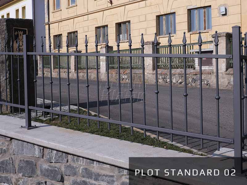 Kovaný plot Standard 02