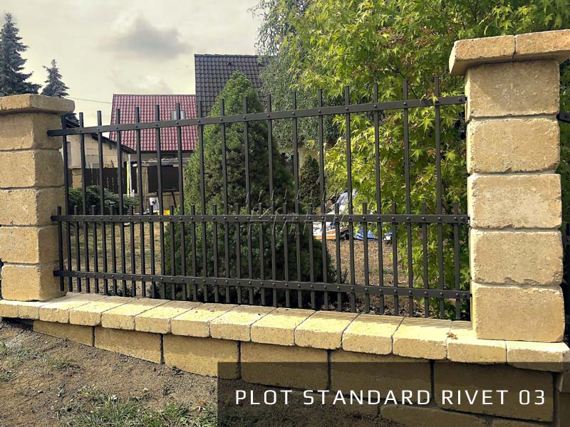 Kovaný plot Standard Rivet 3